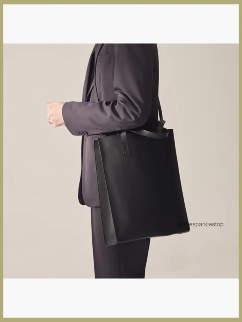 Vegan Leather Square Laptop Bag Messenger Crossbody Shoulder Bag Fits 16-Inch